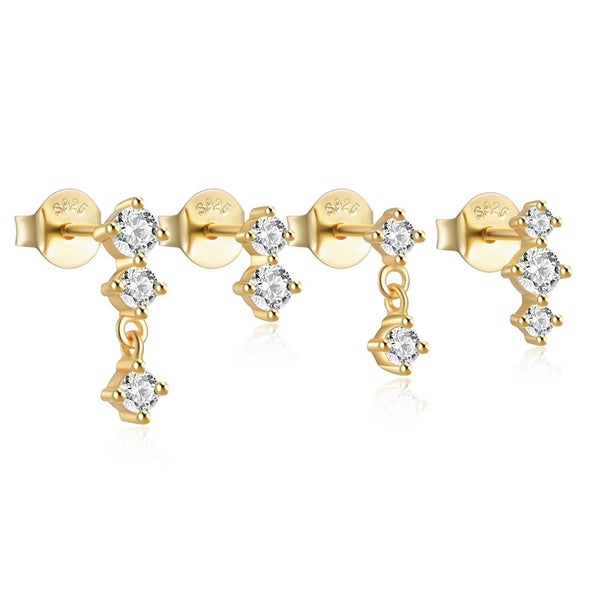 Eden 4Pc Set Studs Earrings