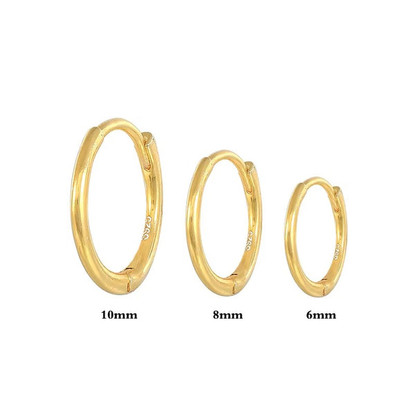 Elle 10mm Hoops Earrings