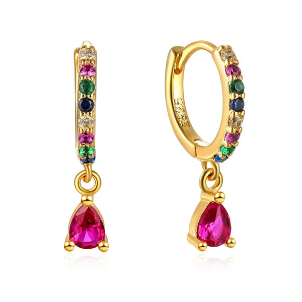 Zeal Multicolor Hoops Earrings